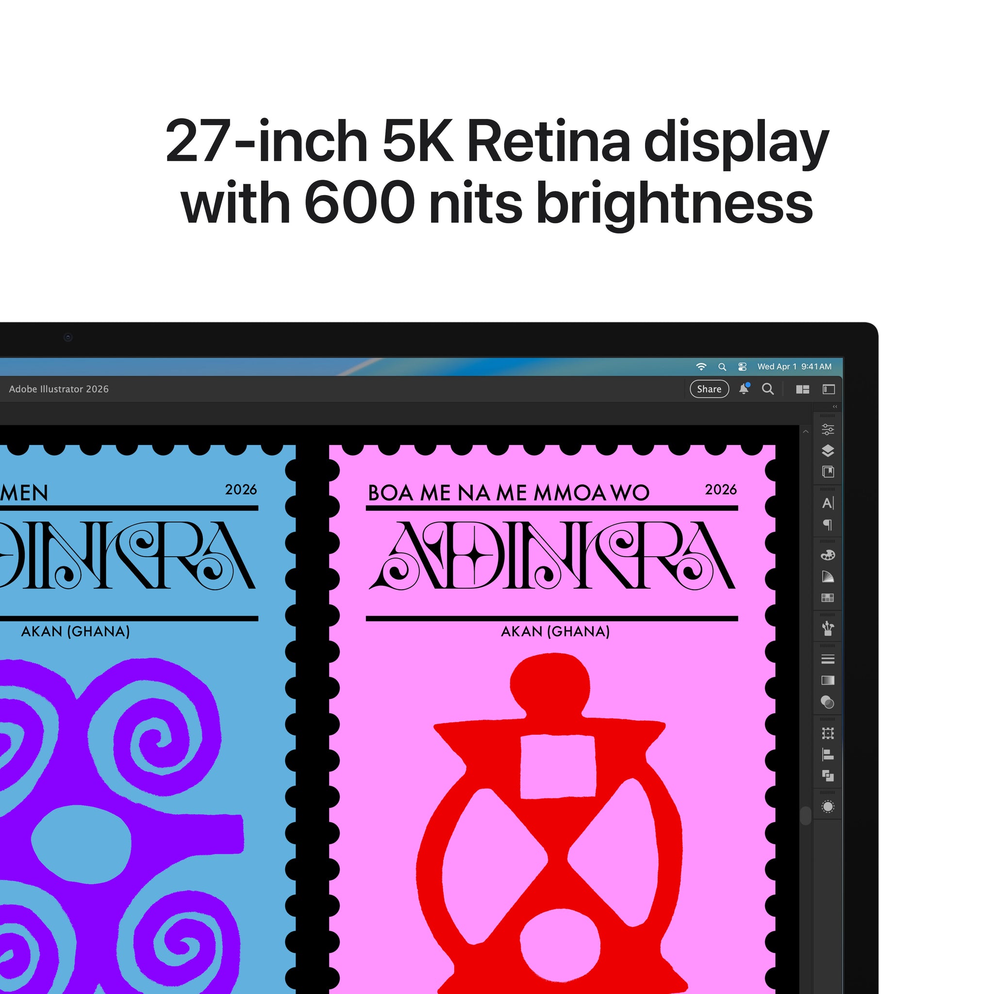Apple Studio Display - Nano-texture glass, Tilt-adjustable stand - MFF14SO/A - Image 3