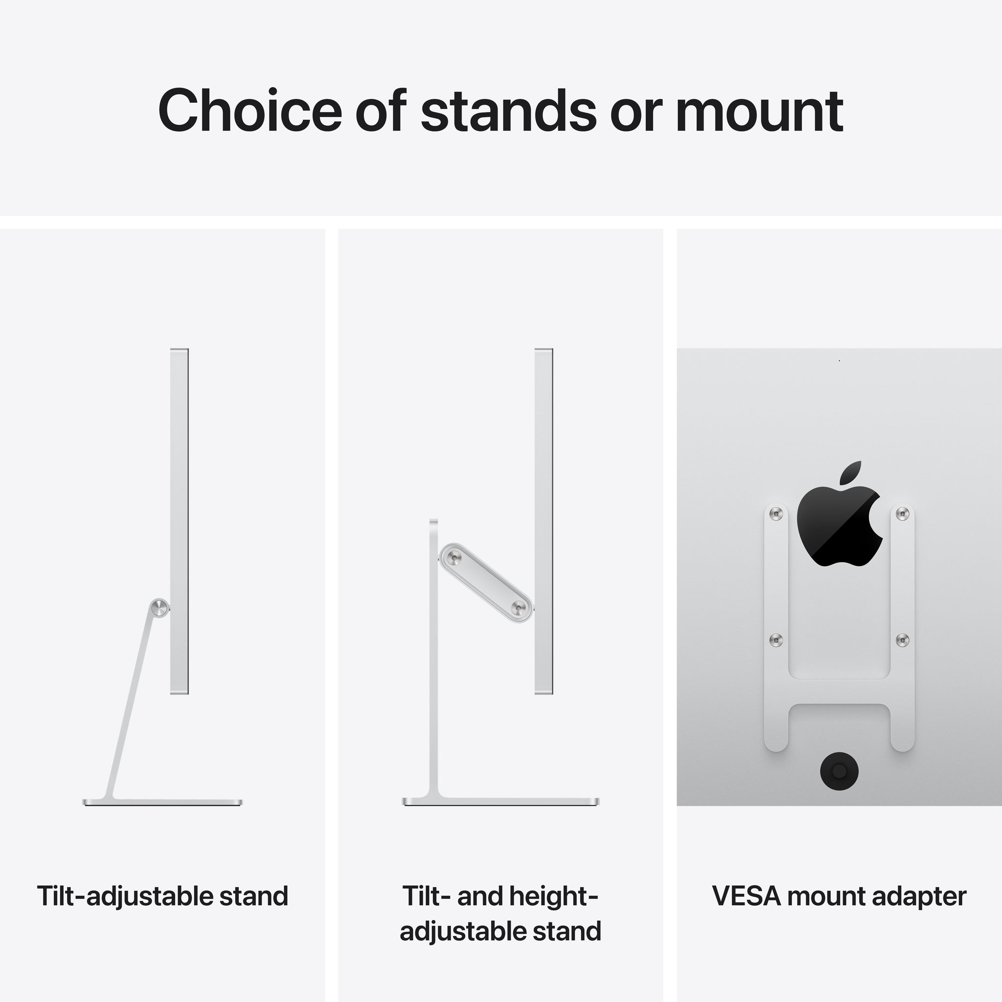 Apple Studio Display - Nano-texture glass, Tilt-adjustable stand - MFF14SO/A - Image 6